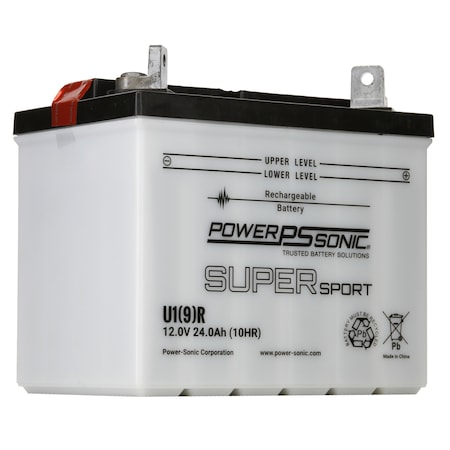 Power Sonic U1(9)R Lawn & Garden Conventional Battery U1(9)R